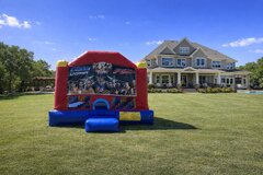 Bounce house with your choice of banner #3