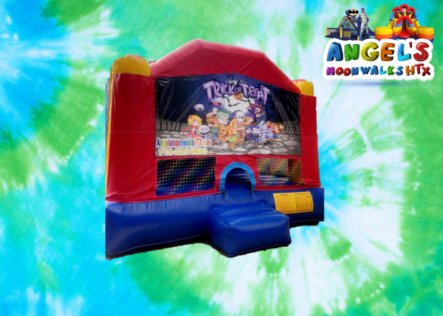 BOUNCE HOUSE WITH YOUR CHOICE OF BANNER