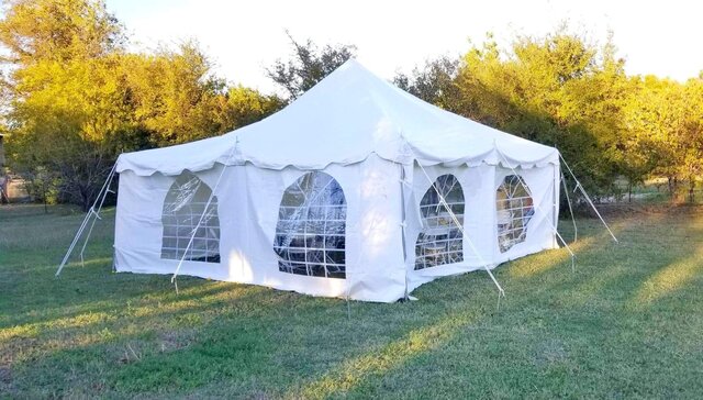 20x20 Pole Tent Sidewalls