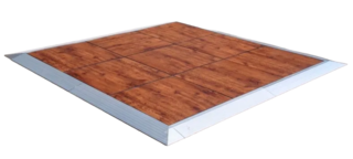 9 x 9' Wood Finish Dance Floor