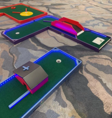 3 Hole LED Mini Golf