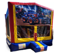 Monster Truck Theme Primary Colors Bounce House