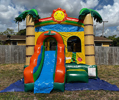 Tropical Jungle with Slide