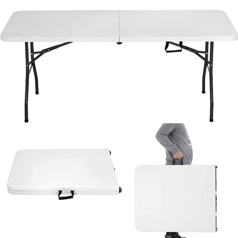 6 Ft White Folding Tables