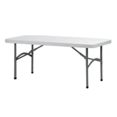 4 Ft White Folding Table