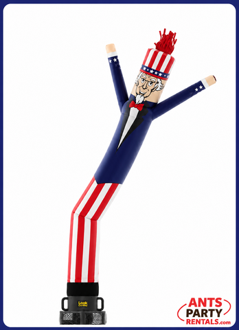 Whacky inflatable rental Uncle Sam 