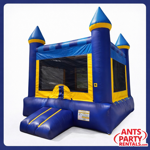 blue bounce house rental