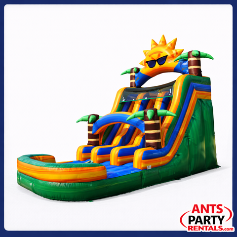 dual beachy waterslide rentals