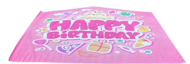 bounce house banner happy birthday girl