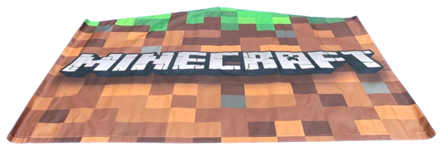 bounce house banner Minecraft