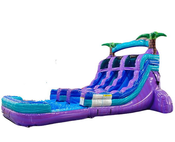 dual purple crush waterslide rental