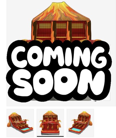 Dual Volcano Water Slide Rental – Pasco County | Ant’s Party Rentals