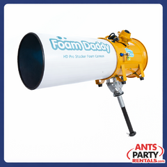 Foam Party 
initial setup cost (1 hour of foam)