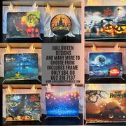 Halloween Fitted Backdrop Covers 
