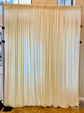 Single Panel Backdrop White/Ivory