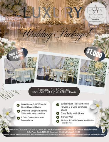 LUXURY WEDDING PACKAGE $1000