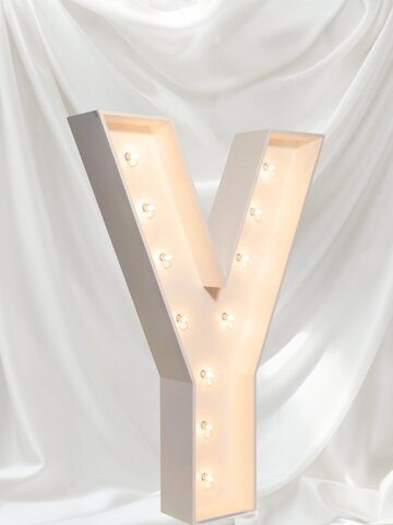 “Y” Tall 4F Marquee Letter