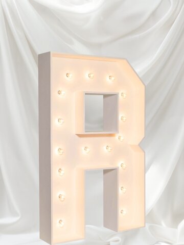 “R” Tall 4F Marquee Letter