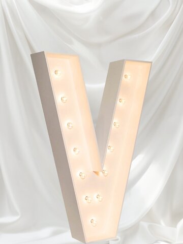 “V” Tall 4F Marquee Letter