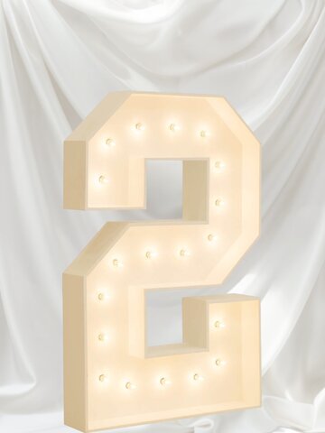 “2” Tall 4F Marquee Number