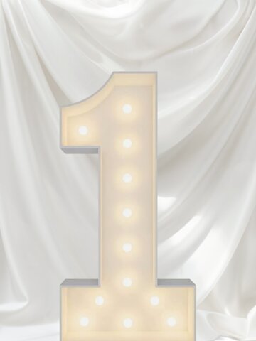 “1” Tall 4F Marquee Number