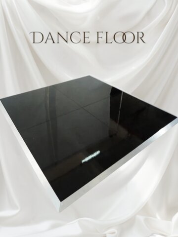 Dance Floor - Black Glossy 4’X4’ Section