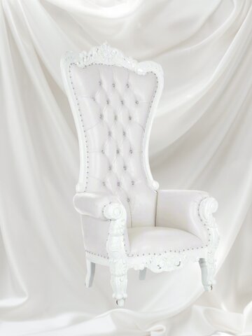 White Throne Chair 