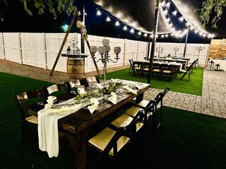 RUSTIC WEDDING PACKAGE FOR 50 GUEST $800