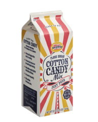  1/2 Gallon Carton Pink Bubble Gum Cotton Candy Floss Sugar 