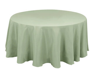 ROUND POLY 120  SAGE GREEN
