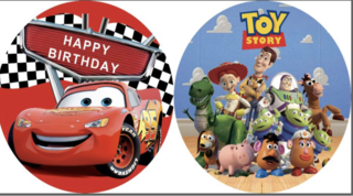 Round Backdrop Cars/ Toy Story
