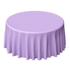Round Poly 120” Tablecloth-Lavender
