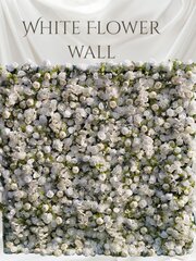 Flower Wall White Backdrop