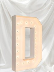 “D” Tall 4F Marquee Letter