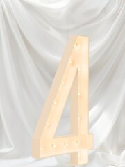 “4”  Tall 4F Marquee Number