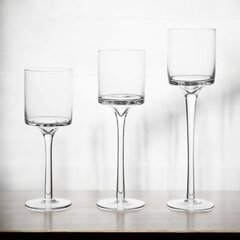 3 Glass Candle Holder Set