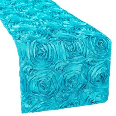 Rosette Runner Aqua Blue