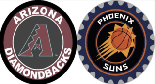 Round Backdrop Diamond Backs/Phoenix Suns