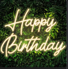 Happy Birthday! Neon sign