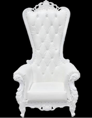 White Throne Chair 