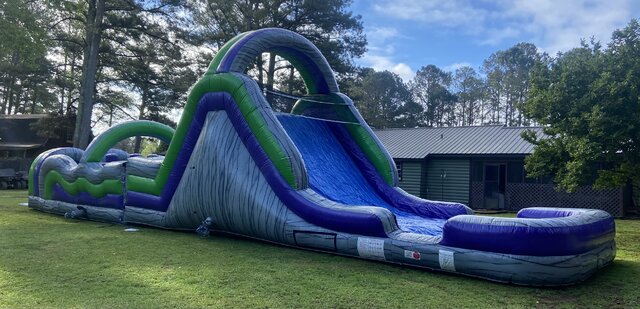 Marbled Obstacle Course 62 ft with Slide