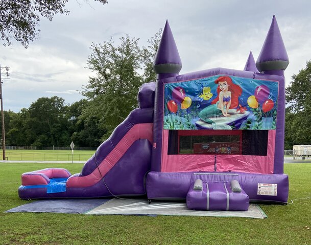 Purple Castle Combo with Waterslide (Mermaid Edition)