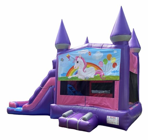 Purple Castle Combo with Slide (Unicorn Edition)