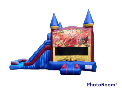 Blue Marble Castle with Slide Combo (Fall Festival Edition)