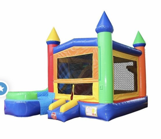 Jolly Jump Bounce House with Slide Combo