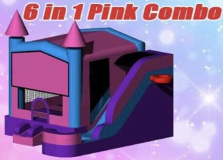 Pink Castle Combo with Slide