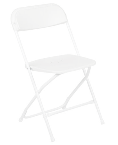 Folding Chair - White