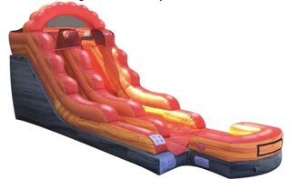 Fire Red Marble 15 ft Slide