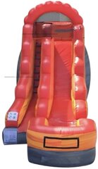Fire Red Marble 15ft WaterSlide