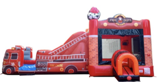 Fire House Combo with WaterSlide 